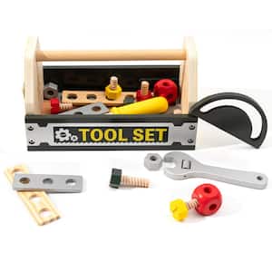 Hey! Play! 40-Piece Toy Tool Box Set HW3300016 - The Home Depot