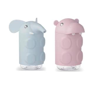 Soad Buds set of 2 Soap Pumps Elephant and Hippo