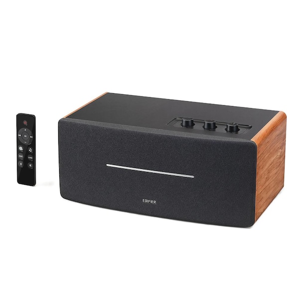 Edifier Desktop 70-Watt Bluetooth Amplified Integrated Stereo Speaker with Remote in Brown