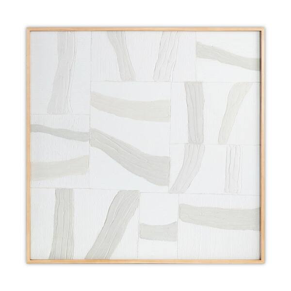 NADAAL STUDIOS Xanthe Framed Art Print Reconfigured Square Panels Multicolor, 40.0 in. x 40.0 in.