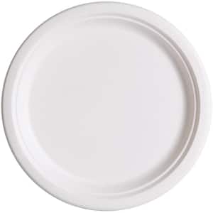 Tossables 10 in. Heavy Duty White Plates (32-Pack)