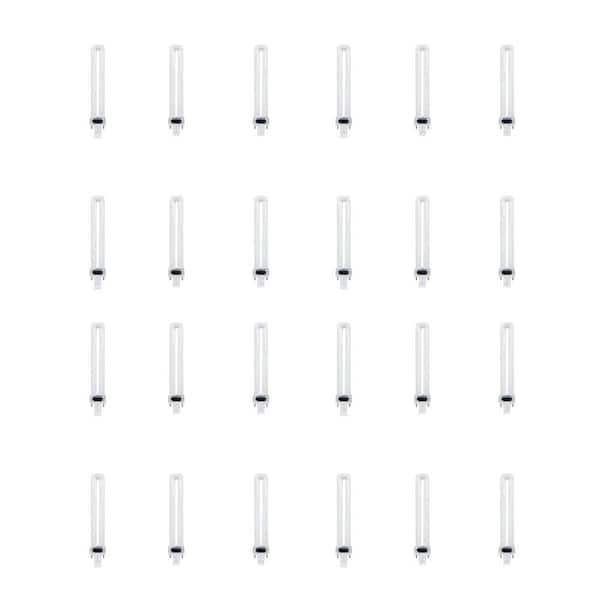 Feit Electric 13-Watt Equivalent PL CFLNI Twin Tube 2-Pin Plug-in GX23 Compact Fluorescent CFL Light Bulb, Bright White 3500K(24-Pack)