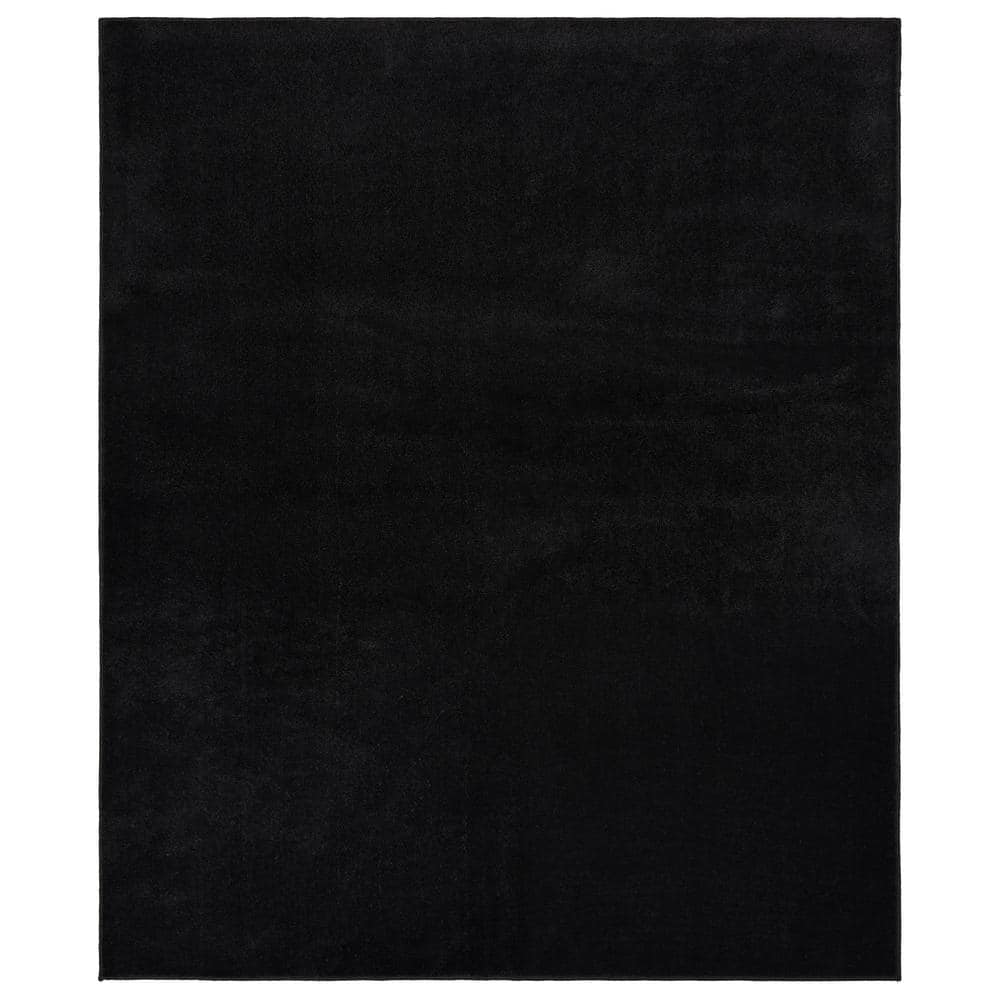 Garland Rug Gramercy 5 ft. x 6 ft. Black Plush Bathroom Carpet