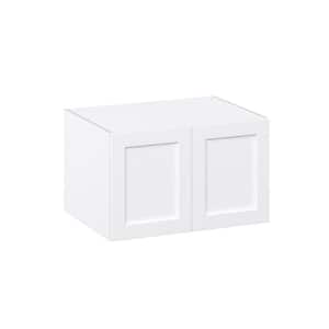 Mancos Bright White Shaker Assembled Deep Wall Bridge Kitchen Cabinet (33 in. W X 15 in. H X 24 in. D)