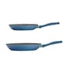 Tramontina 2-Piece Blue Aluminum Induction Frying Pan Set 80110/039DS - The  Home Depot