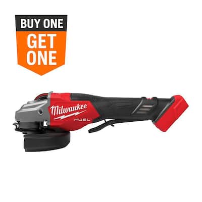 M18 FUEL 18-Volt Lithium-Ion Brushless Cordless 4-1/2 in./6 in. Braking Grinder with Paddle Switch (Tool-Only)