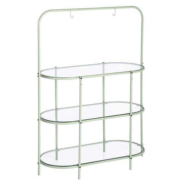 Homy Casa Sexton Green 3-Tiered Indoor Plant Stand