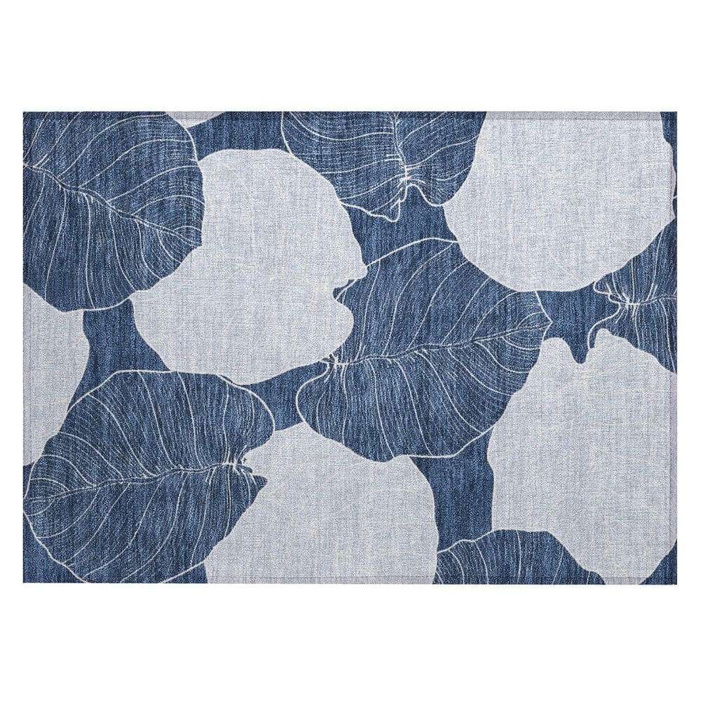 Chantille Machine Washable Indoor/Outdoor Abstract ACN2506 Navy 2 ft. x 3 ft. Accent Rug price history on PriceWatchPro