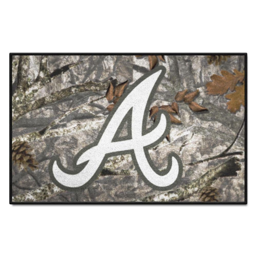 FANMATS Atlanta Braves Camo 19 in. x 30 in. Starter Mat Accent Rug 34914 -  The Home Depot