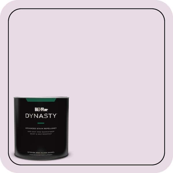 BEHR DYNASTY 1 qt. #M110-1 Twinkled Pink Semi-Gloss Enamel Interior Stain-Blocking Paint and Primer
