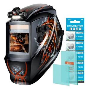 Large View Auto-Darkening Welding Helmet with True Color