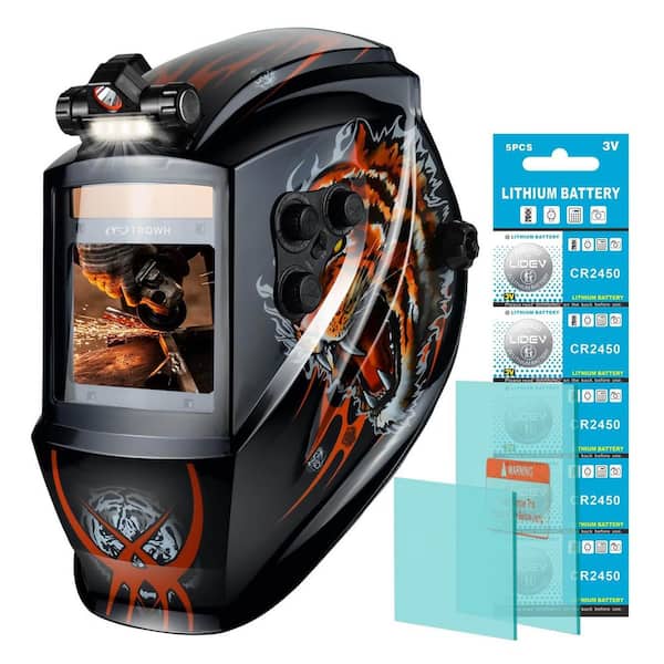 Large View Auto-Darkening Welding Helmet with True Color
