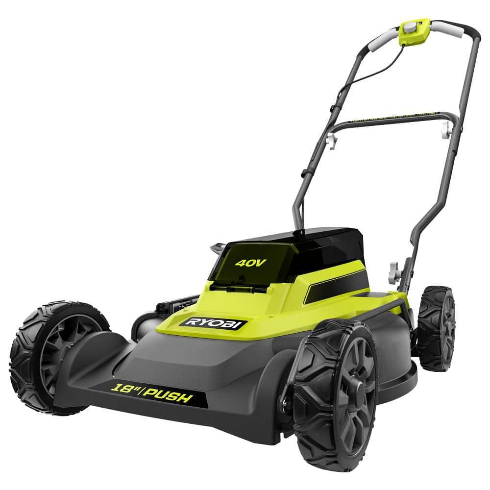 RYOBI 40V 18 in. 2-in-1 Cordless Battery Walk Behind Push Lawn Mower (Tool Only)