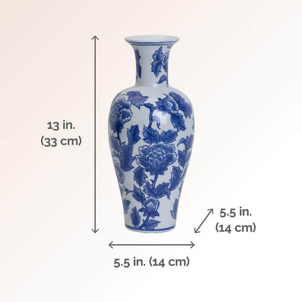  VASE MALJAKKO 160mm フラワーべース　ブルー ジェンガラ デヴィ・コレクション フラワーベース（FLOWER VASE