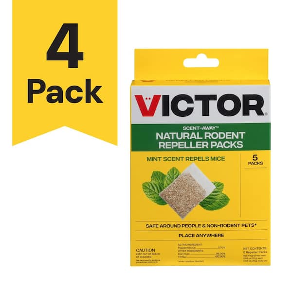 Victor Scent Away Natural Rodent Repeller (5-Count) M805 - The