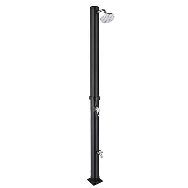 VINGLI 7.2 ft. 5.5 Gal. Solar Heated Shower with Shower Head and Foot Shower for Pool Patio Hot Hub Yard
