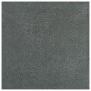 Twenties Black 7-3/4 in. x 7-3/4 in. Ceramic Floor and Wall Tile (10.75 sq. ft./Case)