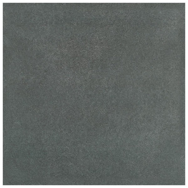 Merola Tile Twenties Black 7-3/4 in. x 7-3/4 in. Ceramic Floor and Wall Tile (10.75 sq. ft./Case)
