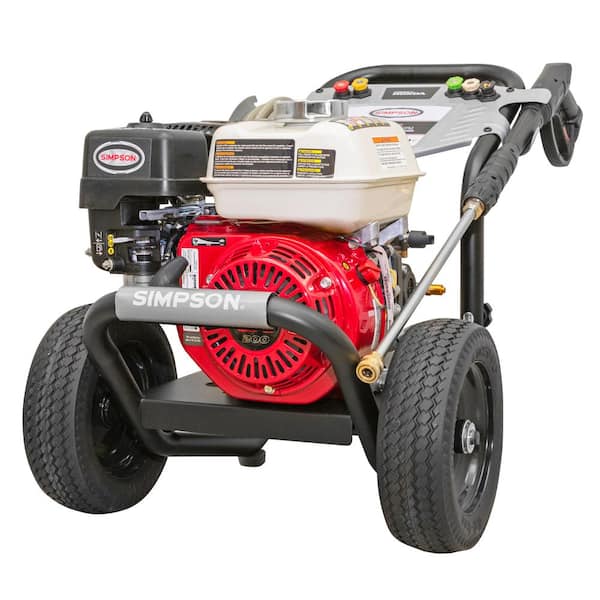 SIMPSON PowerShot 3500 PSI at 2.5 GPM HONDA GX200 with AAA Axial Cam Pump Cold Water Professional Gas Pressure Washer