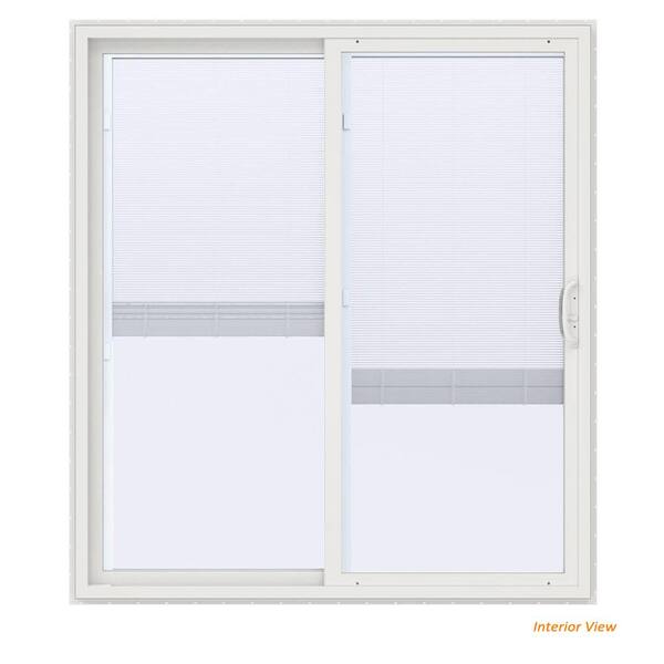 Jeld Wen 72 In X 80 V 4500, Sliding Patio Doors With Built In Blinds Home Depot