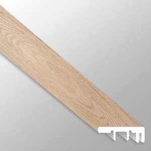 Ocean Oak 1/4 in. T x 1.5 in. W x 94 in. L Luxury Vinyl End Cap Molding