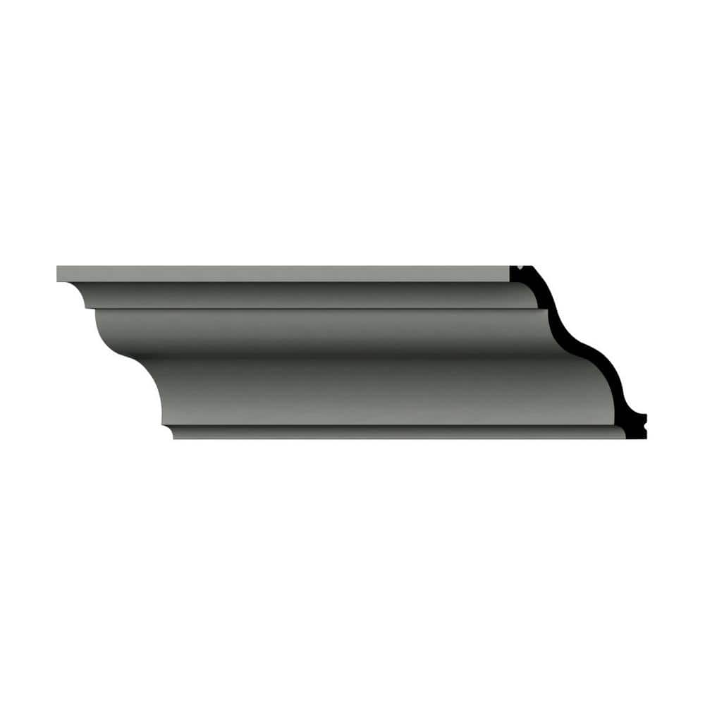 Azriel 96 in. Unfinished Polyurethane Crown Moulding