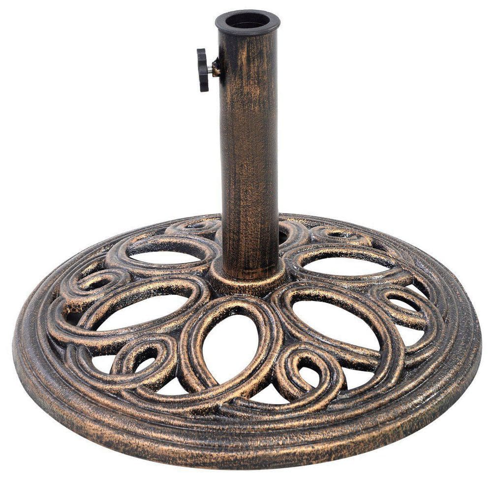 Round Metal Patio Umbrella Base in Bronze price history on PriceWatchPro