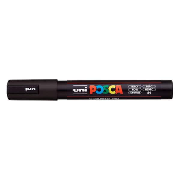 POSCA PC-5M Medium Bullet Paint Marker, Black 076926 - The Home Depot