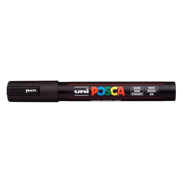POSCA PC-5M Medium Bullet Paint Marker, Black