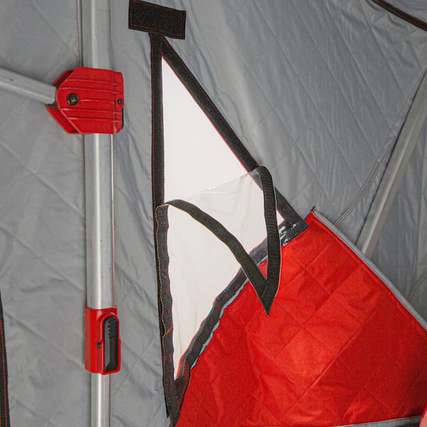 Eskimo QuickFish 2i, Pop-Up Portable Shelter, Insulated, Red, 2-Person  19151 - The Home Depot
