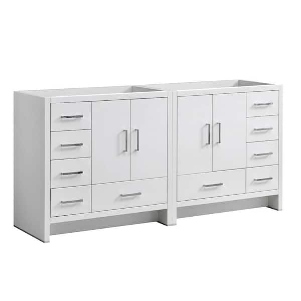 Fresca Imperia 72 in. Modern Double Bath Vanity Cabinet Only in Glossy White