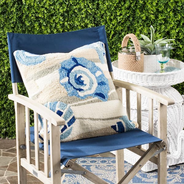 Safavieh Beyond The Sea Soleil Square Outdoor Throw Pillow (Pack of 2)