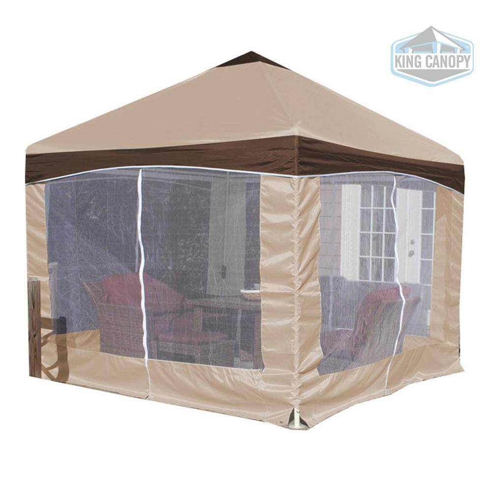 King Canopy Garden Party 13 ft. x 13 ft. Canopy with Caramel Creme