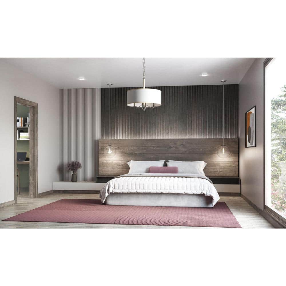 Atwell 8'' Brushed Nickel Glass Globe Pendant Light