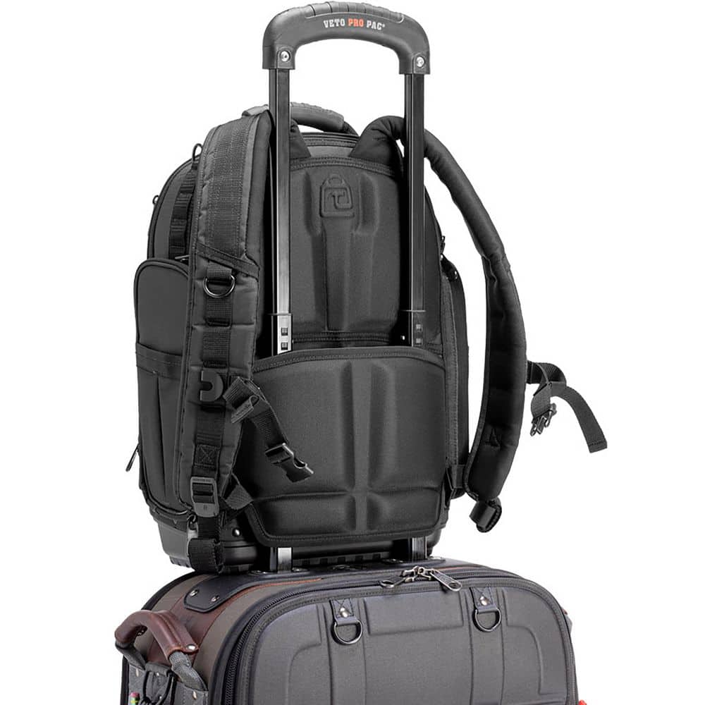 Olive Nylon 16-Inch Zippered Backpack with Padded Handle