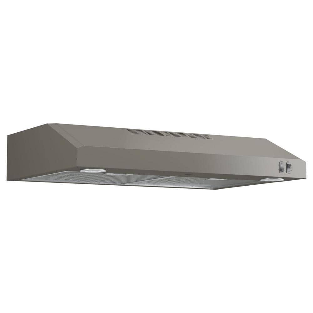 GE 30 in. Under Convertible Range Hood with Light in Slate