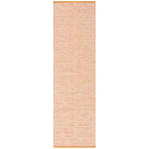 Montauk Orange 2 ft. x 8 ft. Solid Color Runner Rug