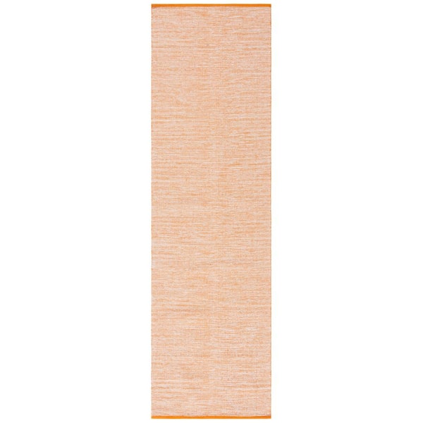 SAFAVIEH Montauk Orange 2 ft. x 8 ft. Solid Color Runner Rug