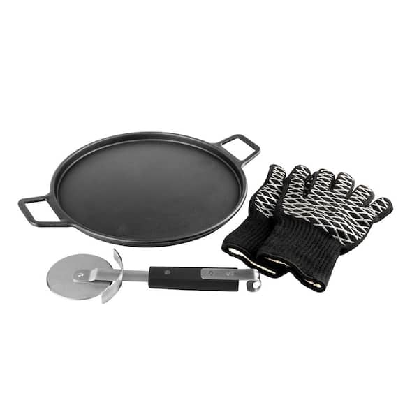 KENMORE 14 in. Cast Iron Pizza Pan PA-20208 - The Home Depot