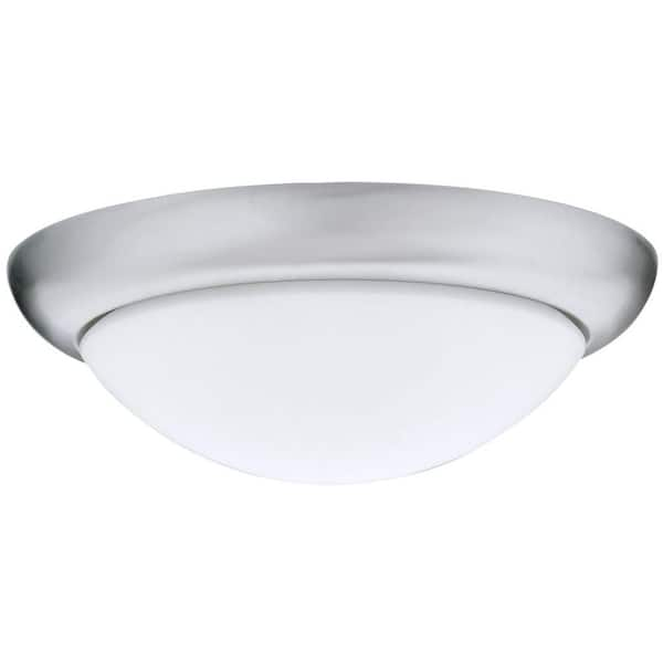 Lithonia Lighting Pristine 16 in. Brushed Nickel LED Flush Mount (3000K)