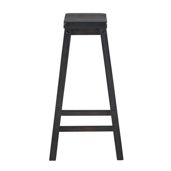 HomeSullivan Antique Denim Saddle Seat 29 in. Bar Height