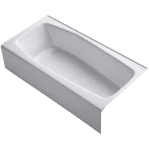 Villager 60 in. x 30.25 in. Soaking Bathtub with Right-Hand Drain in White