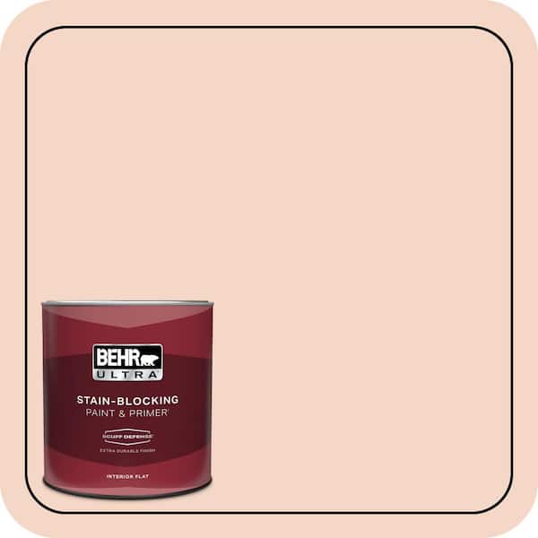 BEHR ULTRA 1 qt. #M180-2 Resort Sunrise Extra Durable Flat Interior Paint & Primer