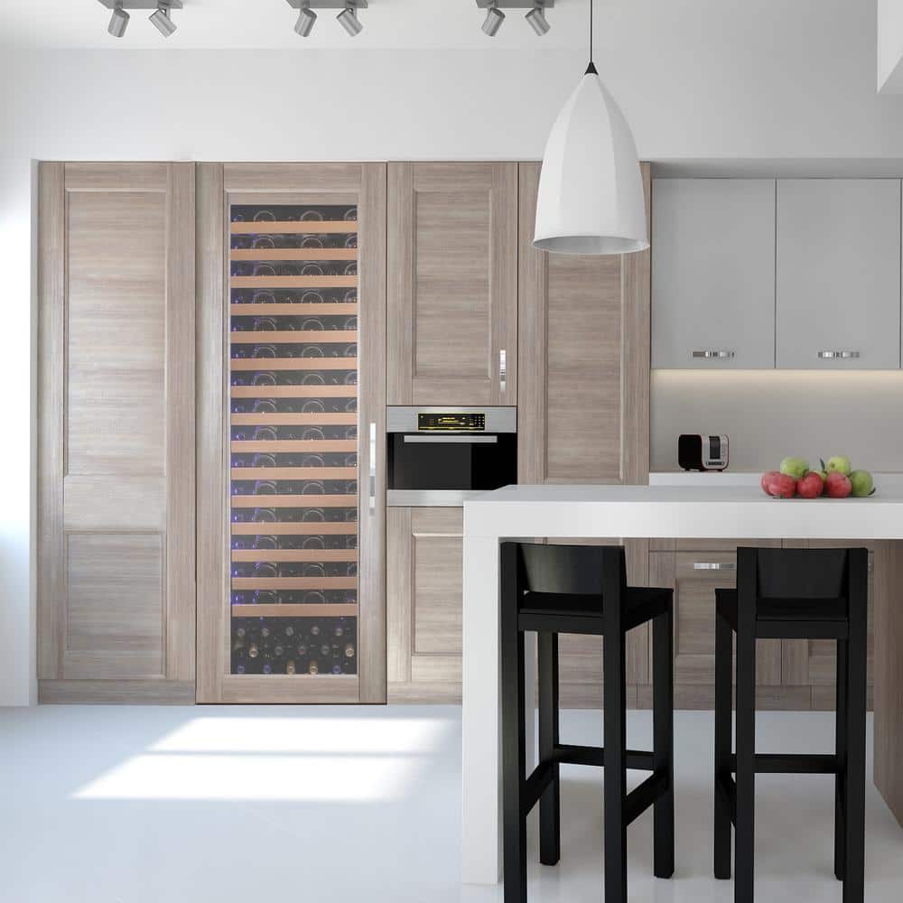 Panel Ready Single Zone Built-In Wine Refrigerator with LED Lighting