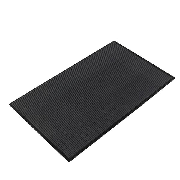 35 x 59 in. Front Door Mat Indoor Outdoor Entrance Waterproof Heavy Duty Doormat in Gray