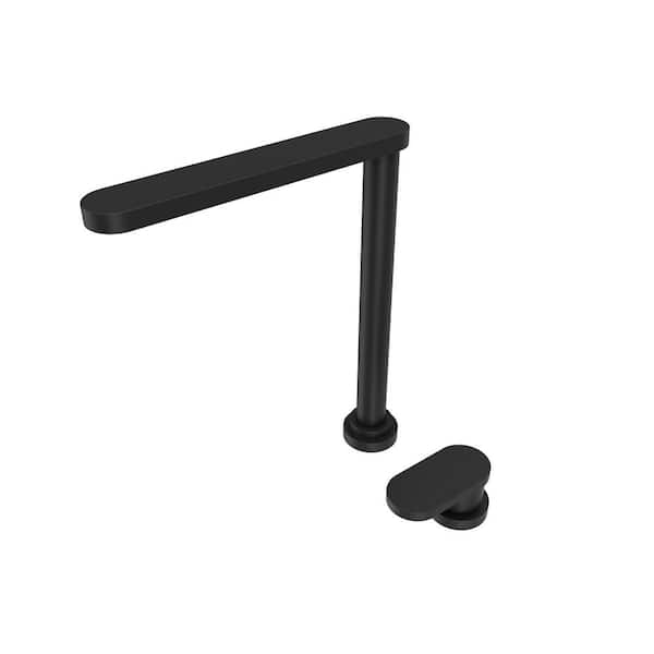 BOCCHI Baveno Move+ Single Handle Telescopic Standard Kitchen Faucet in Jet Black