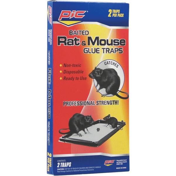 PIC Rat and Mouse Glue Trays (2-Count, 3-Pack)