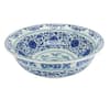 Fontaine retailer Antiqued Blue And White Porcelain Bathroom Vessel Sink