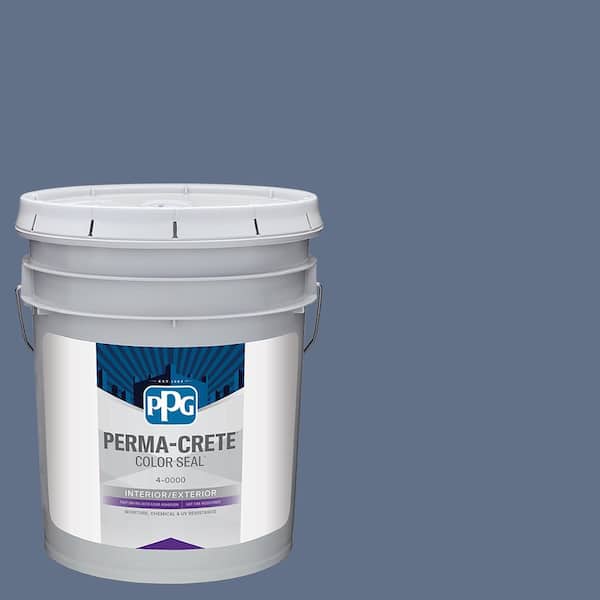 Perma-Crete Color Seal 5 gal. PPG1164-6 Blue Cloud Satin Interior/Exterior Concrete Stain