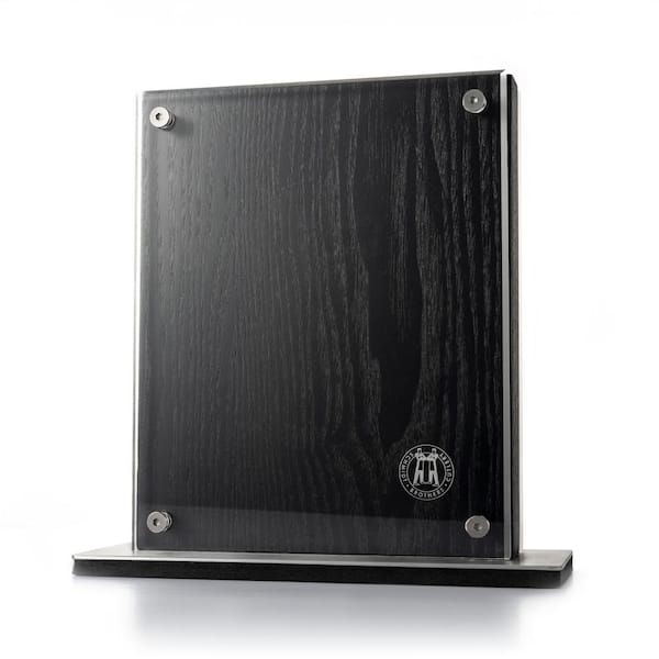 SCHMIDT BROTHERS CUTLERY 10-Knives Red Oak Knife Block Midtown Holds up to Black